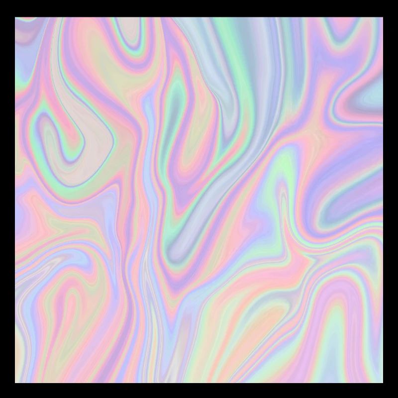 Iridescent Abstract Liquid Pastel Pattern