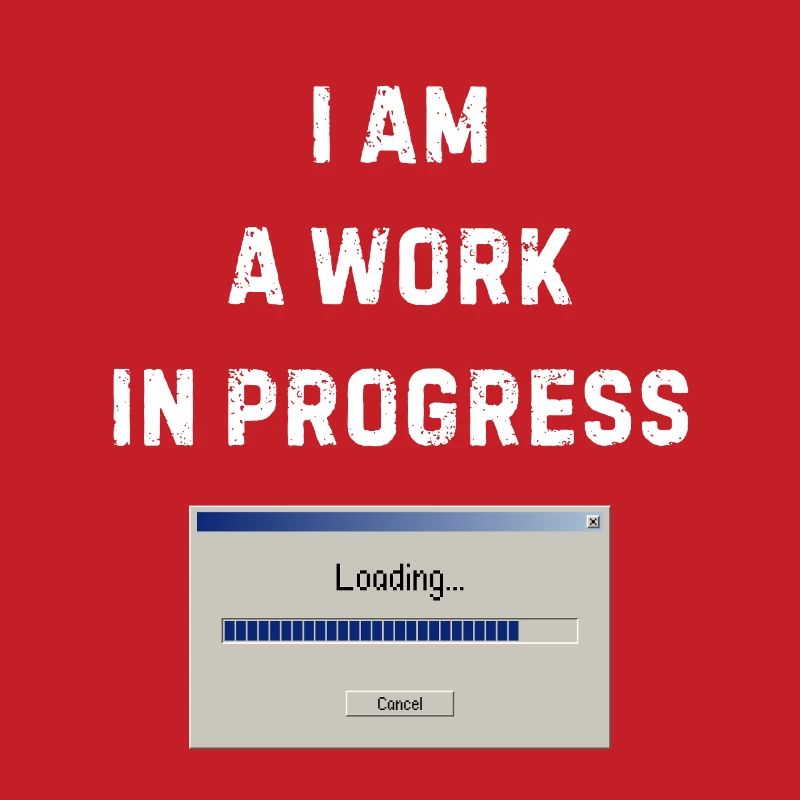 Work in progress – Loading bar - Travail bureau