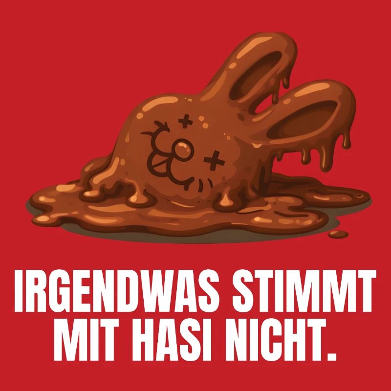 Bunny Easter Chocolate Bunny Funny