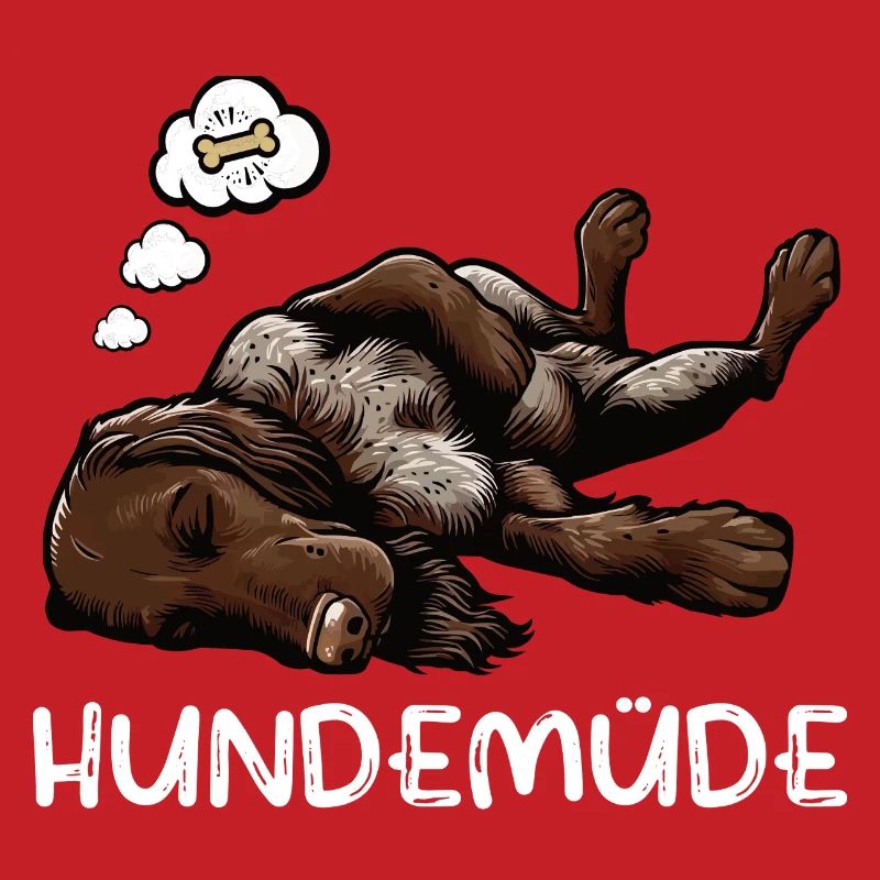 Hundemüde Deutsch Drahthaar drahthaar hunde