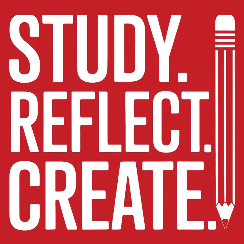 Study Reflect Create Typography Art