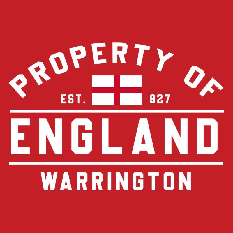 Conception du drapeau de l’Angleterre Warrington
