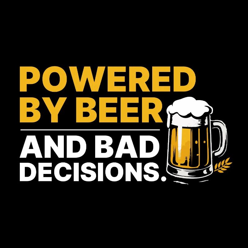 Déclaration sur Powered By Beer et Mauvaises Décisions