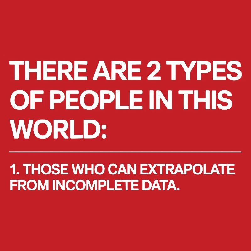 Statistics Analysis Data Science Extrapolation