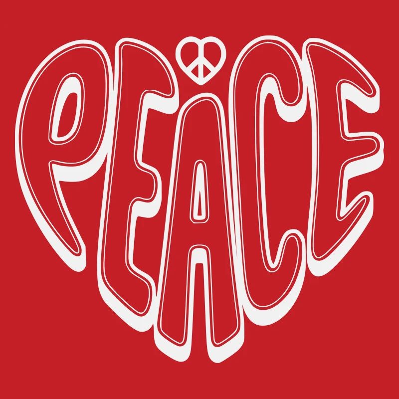 Peace Graffiti mit Peacezeichen 