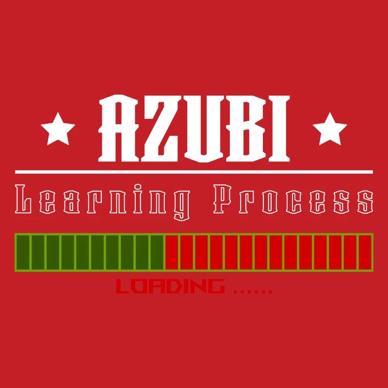 AZUBI learning process loading tshirt