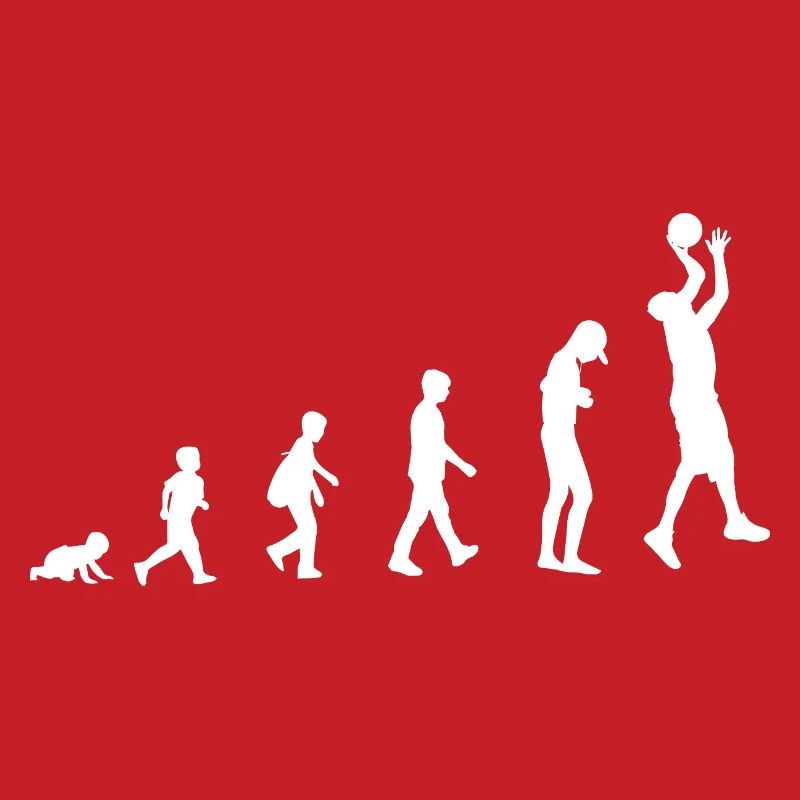 Evolution de bébé à basketteur / Sport