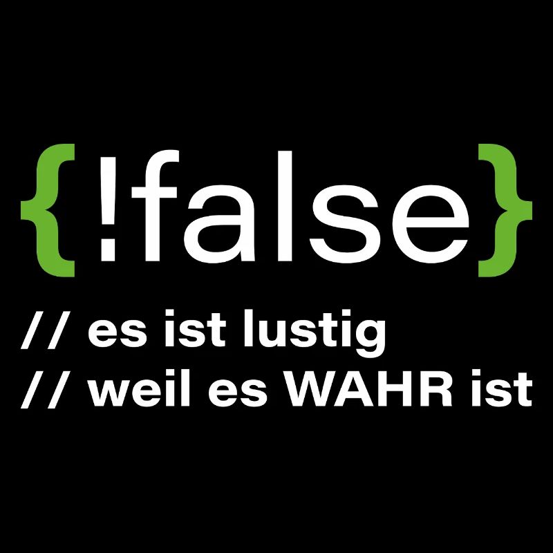 false - Funny programmer saying
