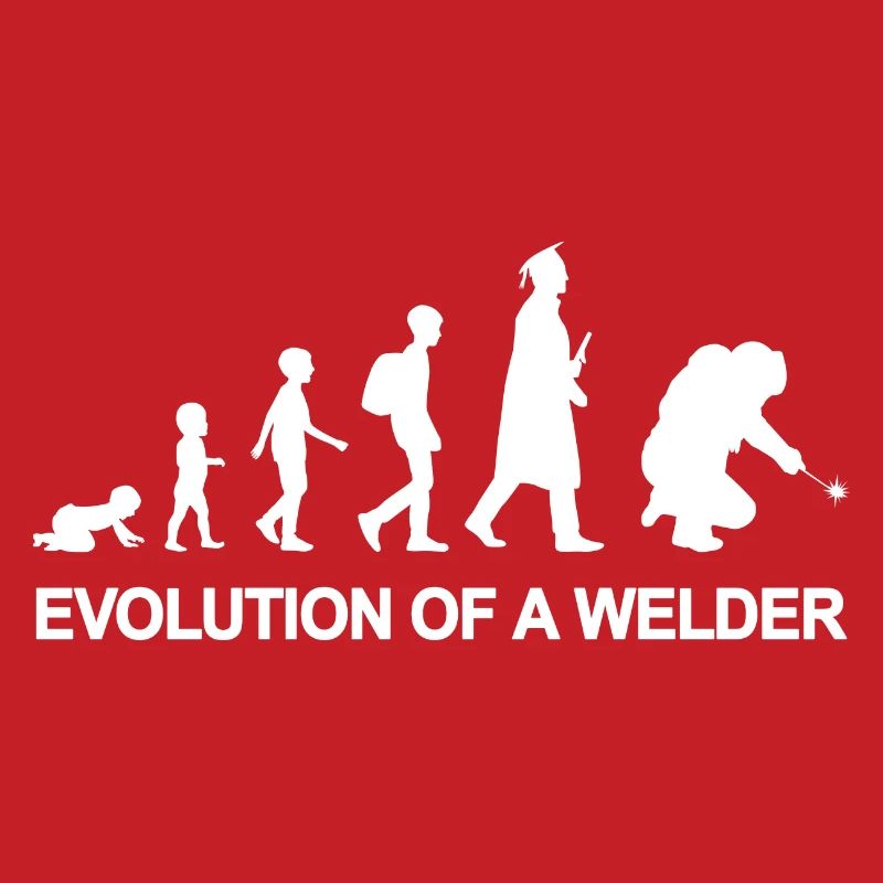 Evolution eines Schweißers