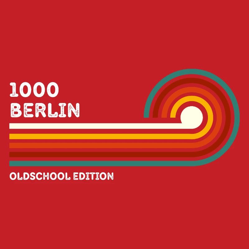 Berlin Retro Shirt Zip Code 1000 Zip Code Souvenir