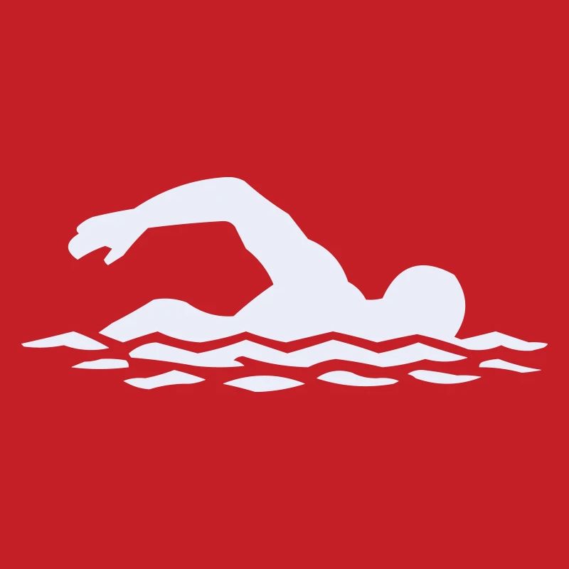 Float silhouette in water