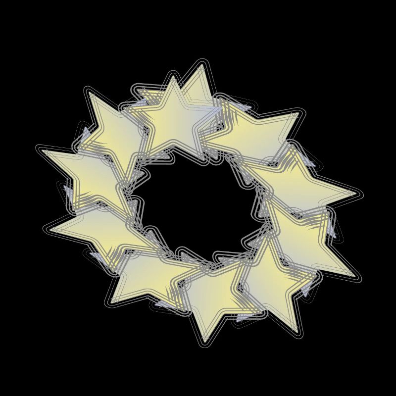 Pattern Star Circle effect