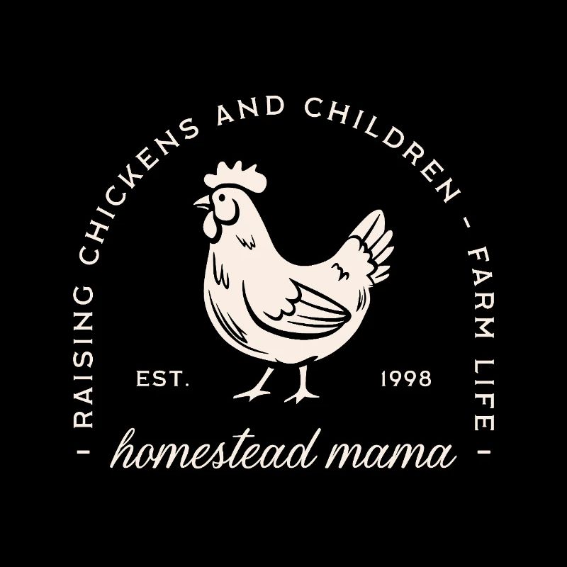 Gehöft Mutter Mutter lustiges Huhn Bauernhof Tier