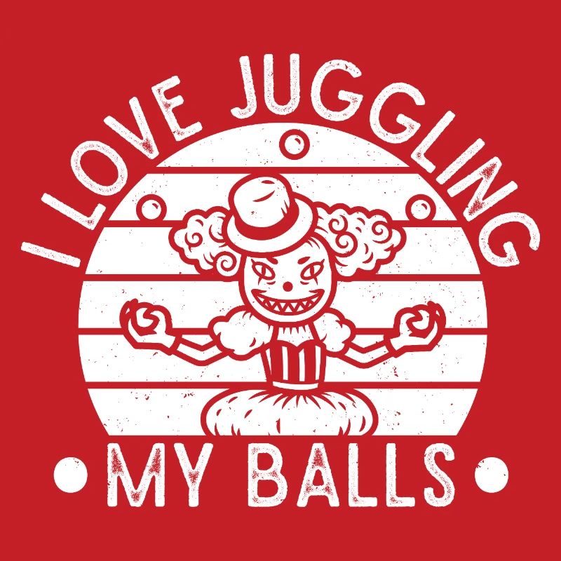 Cirque Graphique J’aime jongler balles Cirque Cadeau