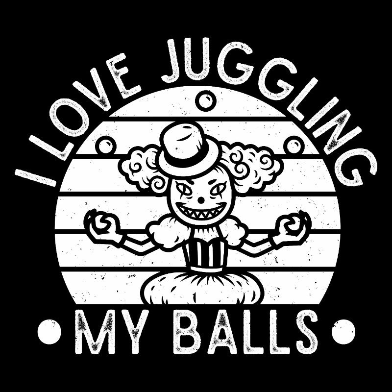 Circus Graphic I Love Juggling Balls Circus Gift