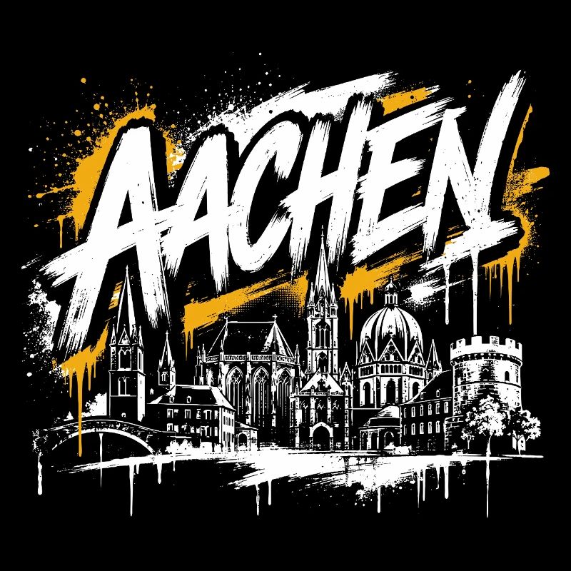 München Graffiti Skyline