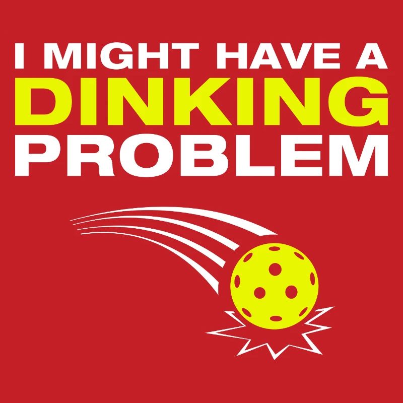 Dinking problem lustiges Pickleball Spieler