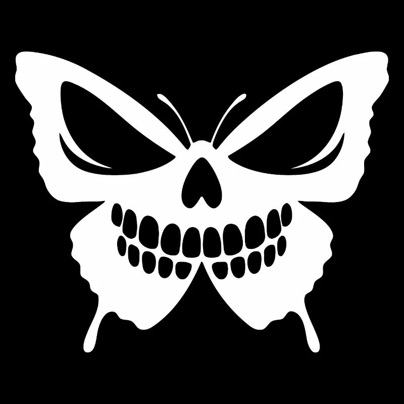Conception complexe de crâne de papillon