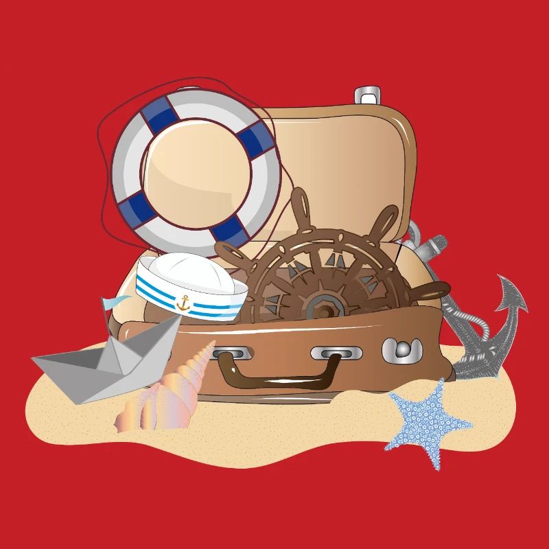 Maritimer Koffer – Nautisches Urlaubsdesign