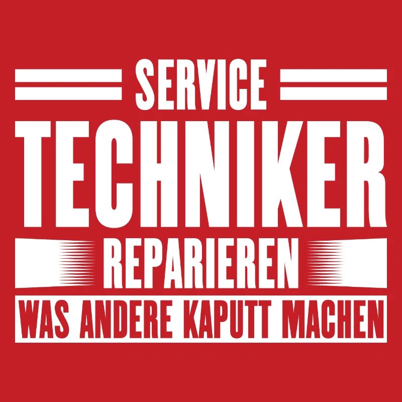 Service Technician Support Solution Slogan Service