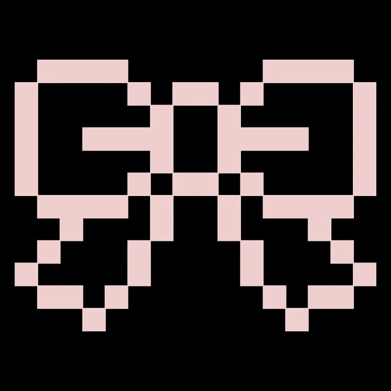 Pink Pixel Bow