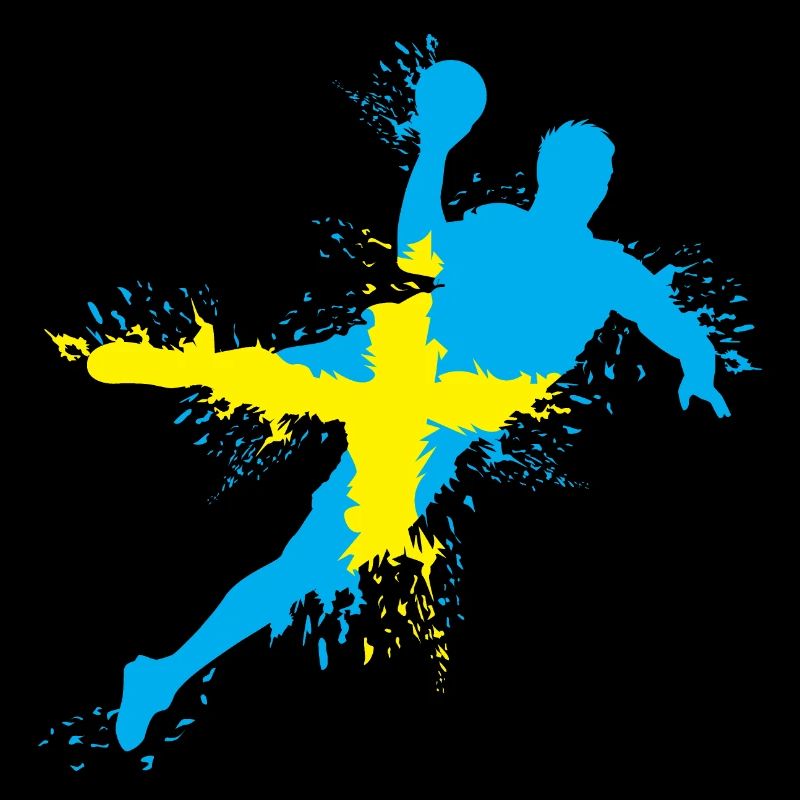 Équipe de handball Suède Lancer Explosion EC Logo icône