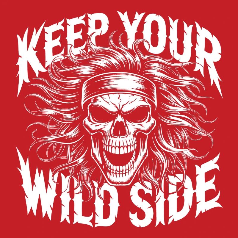 Keep Your Wild Side Skull