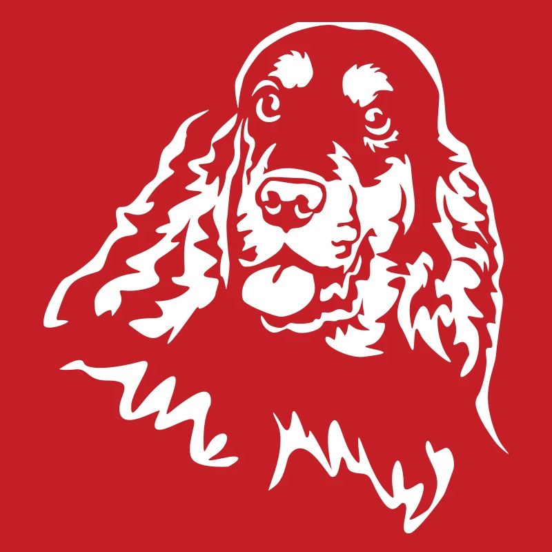 Cocker Spaniel Head « Black Edition »