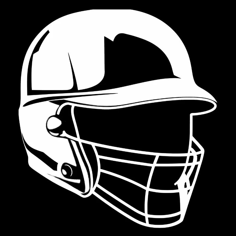 Dessin de casque de baseball