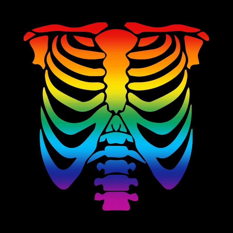 rainbow skeleton - rainbow skeleton