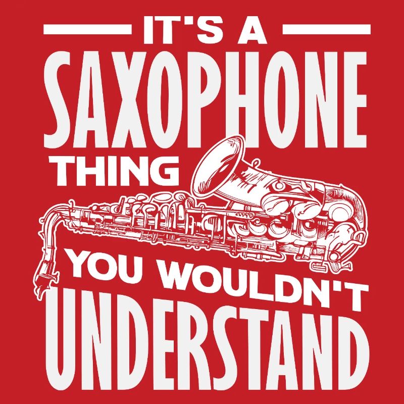 C’est une affaire de saxophone, c’est drôle.