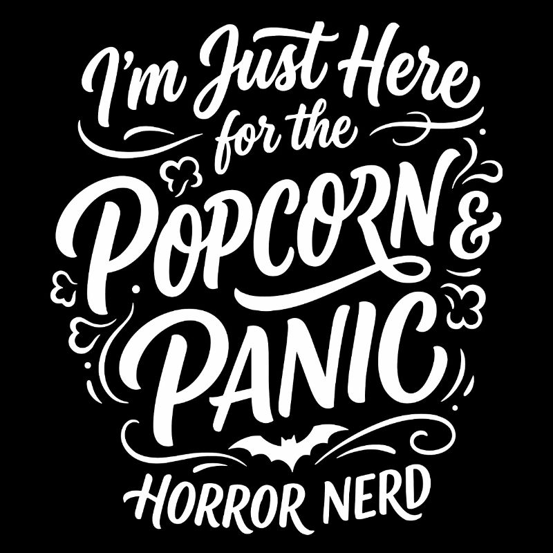 Here for Popcorn Panic Horror Nerd