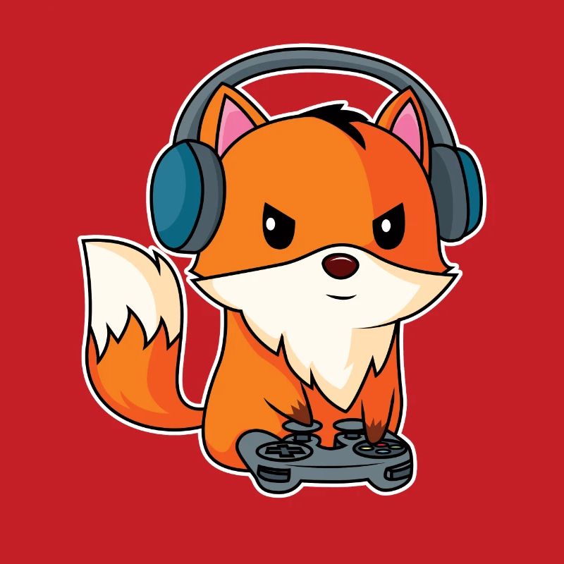 Gaming Fox - Player Fox Design