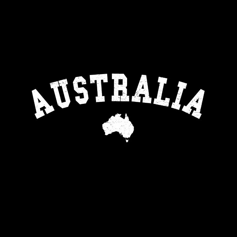 Australia Arc Contour Map