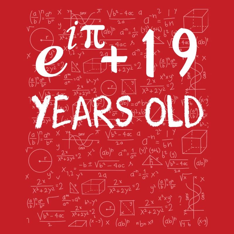 18th birthday 18 years old Euler Identity math