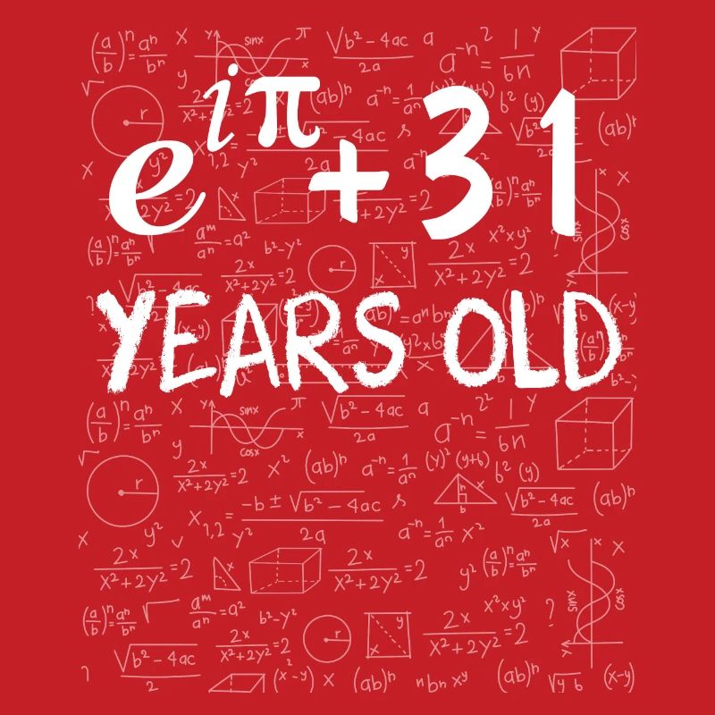 30th birthday 30 years Euler Identity math gift