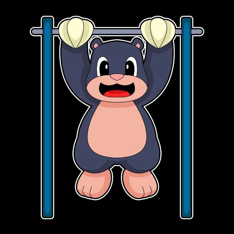 Mole Bodybuilder Pull-ups Bodybuilding
