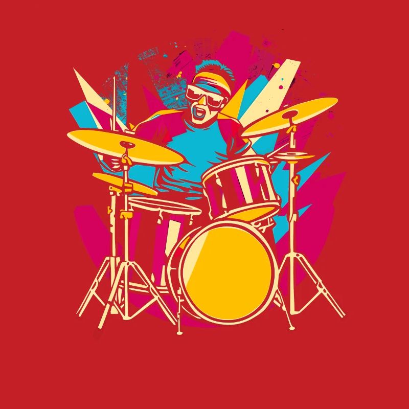 Drummer Synthwave