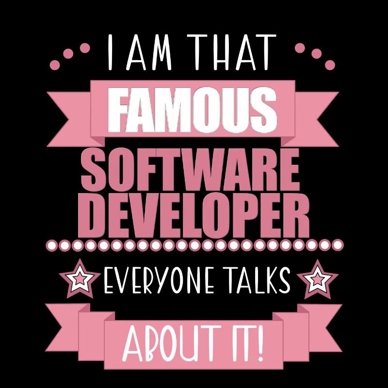 Software Developer Profession Ladies Gift