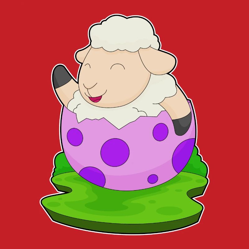 Sheep Easter Easter Egg