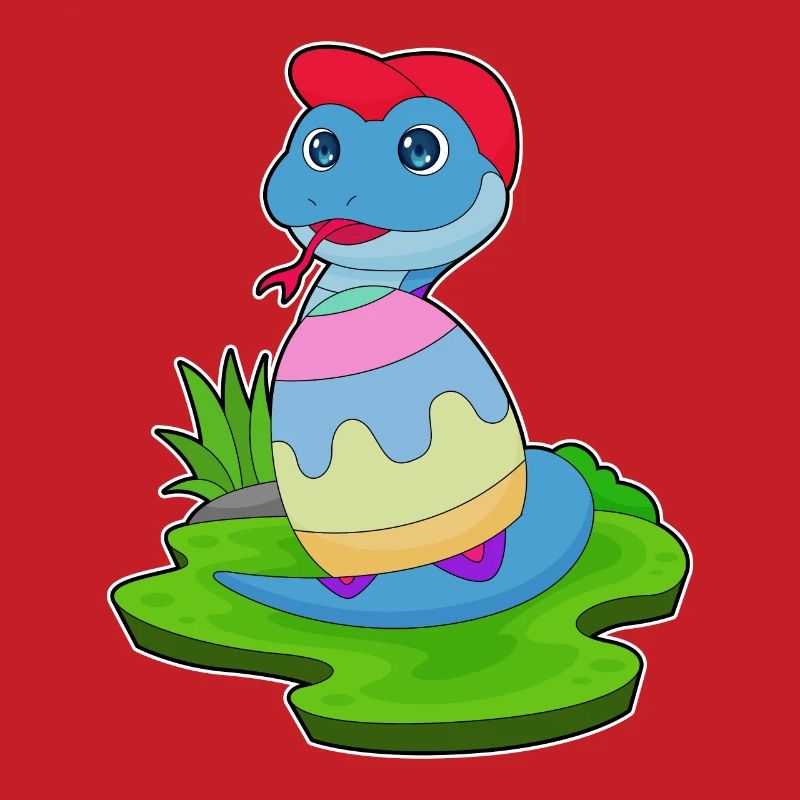 Snake Easter Easter Egg