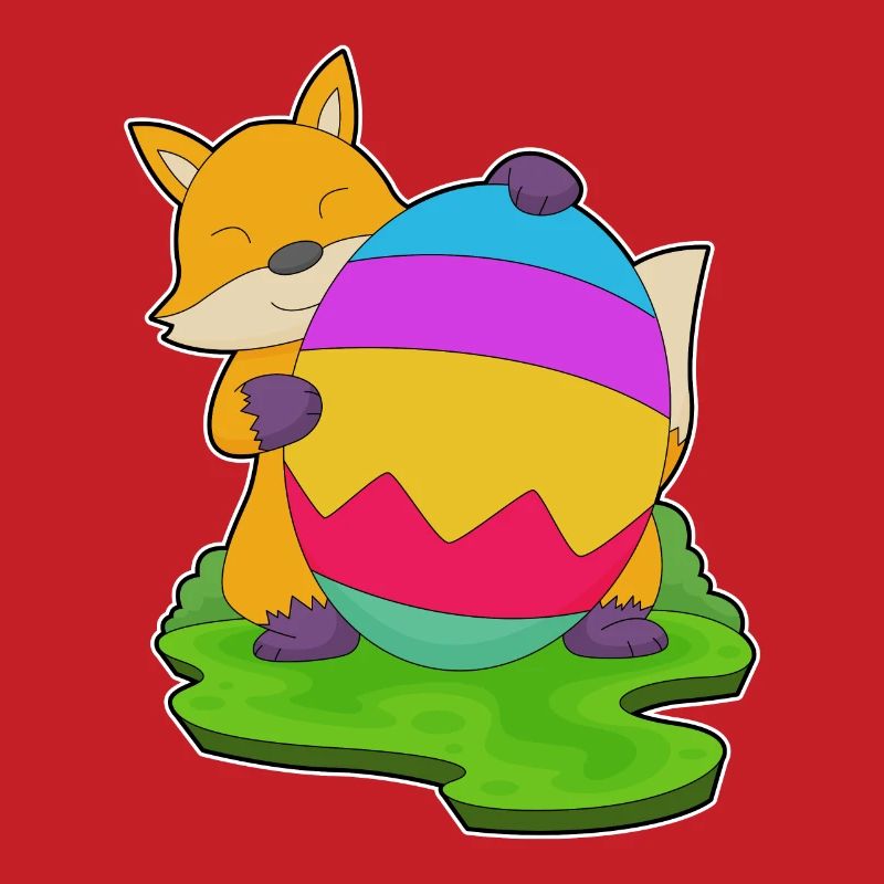 Fox Easter Easter Egg