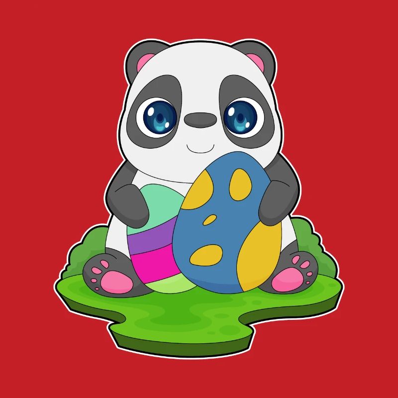 Panda Easter Easter Eggs