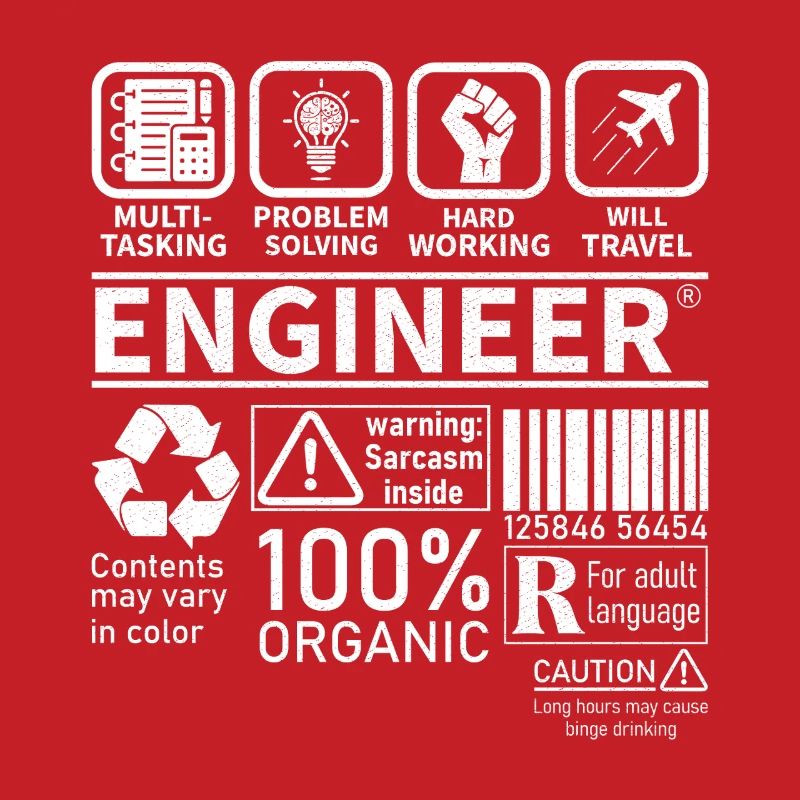 engineer multitasking problem solving hard working