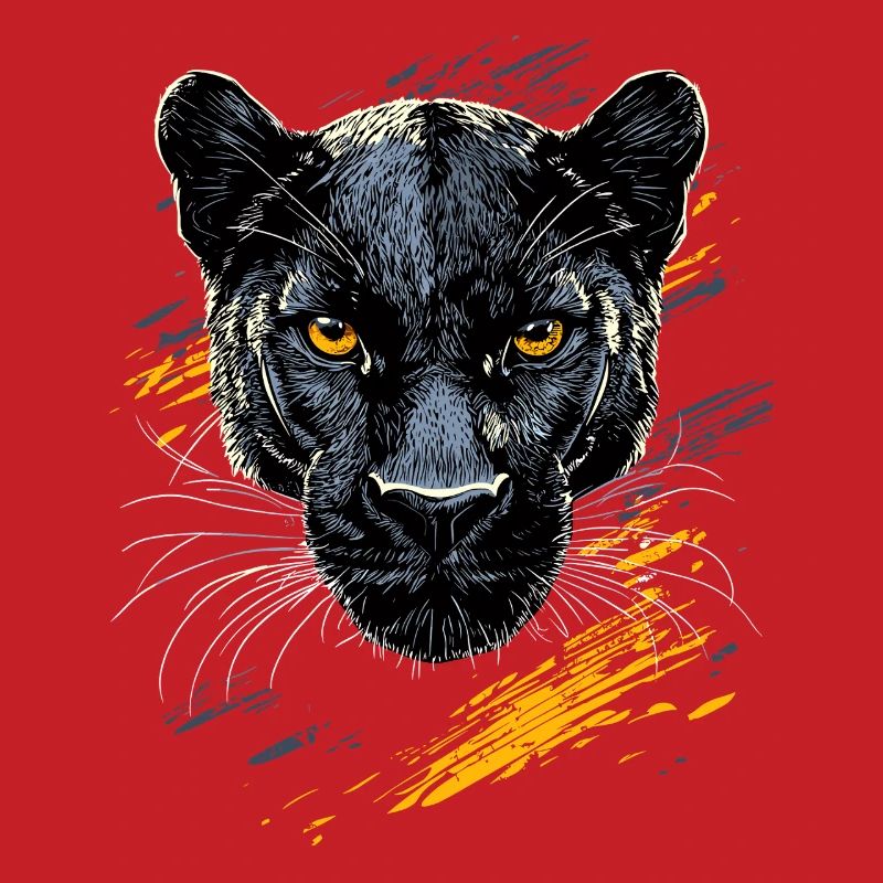 Panthère Léopard Grand Chat Mignon Gros Chat Panter