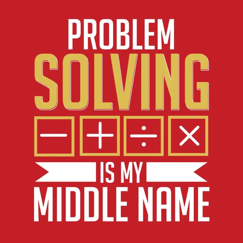 Mathe Mathelehrer Problem Solving My Middle Name