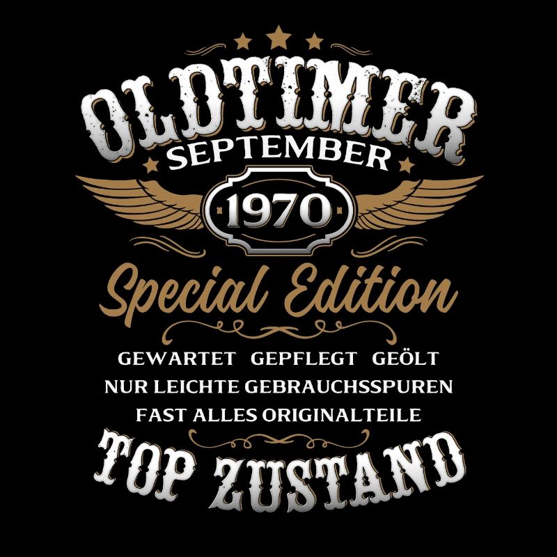 55. Geburtstag Geschenk Oldtimer September 1970