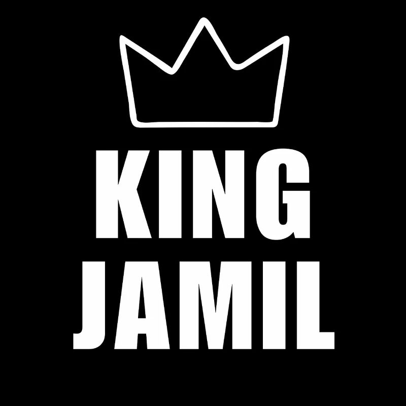 Jamil Name mit Buchstabe J - King Crown Hemd