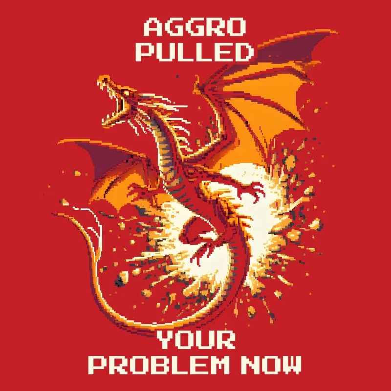Aggro pulled – your problem | Dragon Pixel Art