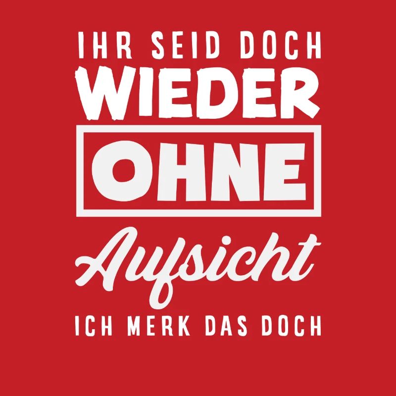 Again without supervision – sarcasm